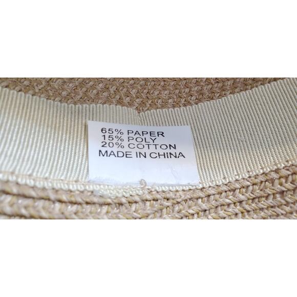 Sunday Afternoons Womens Kauai Hat 50 UPF Medium Packable Braided Cotton Paper - Picture 4 of 8